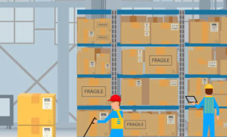 倉庫でのお仕事写真